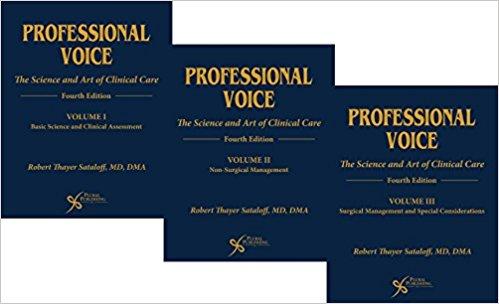 صدای حرفه ای: علم و هنر مراقبت های بالینی ، سه جلد 2017 - گوش و حلق و بینی